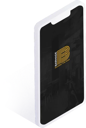 Barmade venue ordering app opening screen